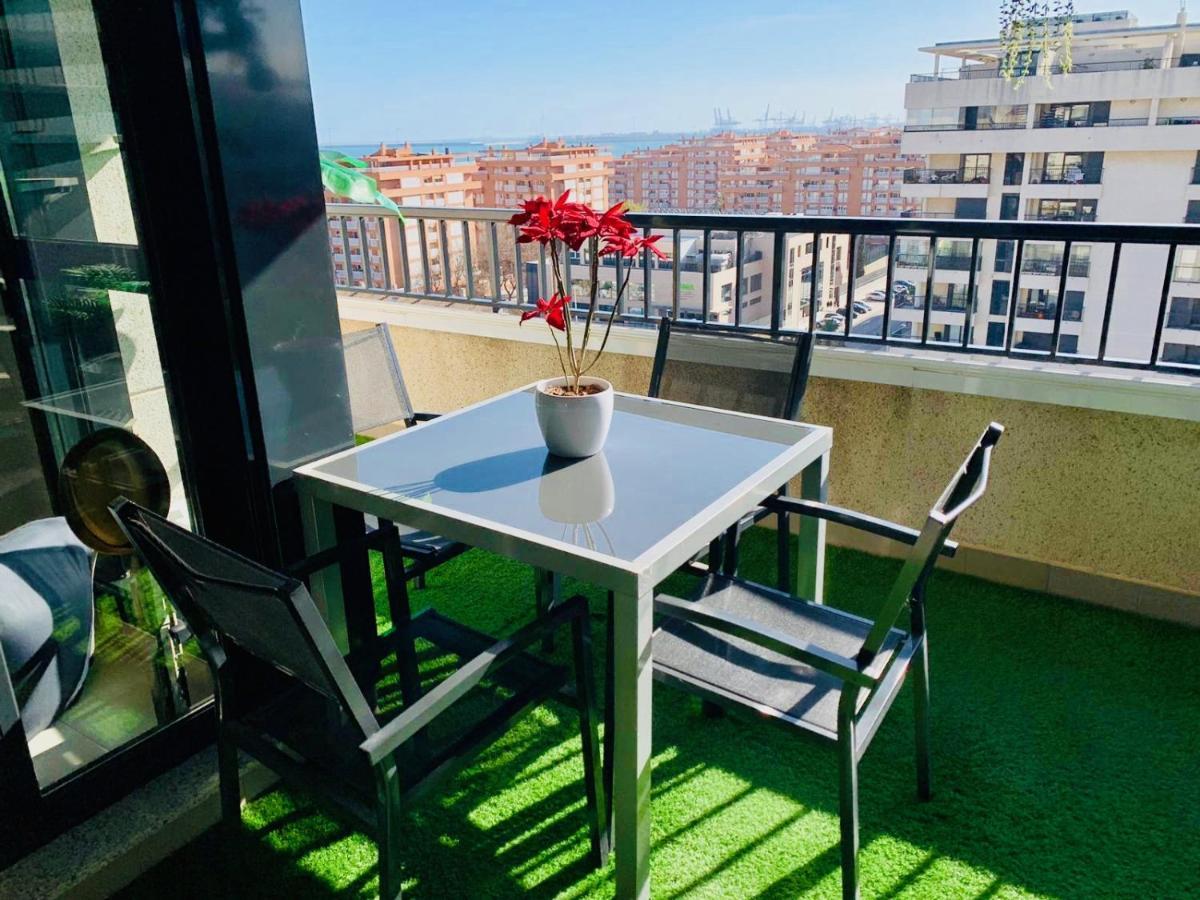 Non Stress Atico Duplex Con Vistas Al Mar Lejlighed Valencia Eksteriør billede